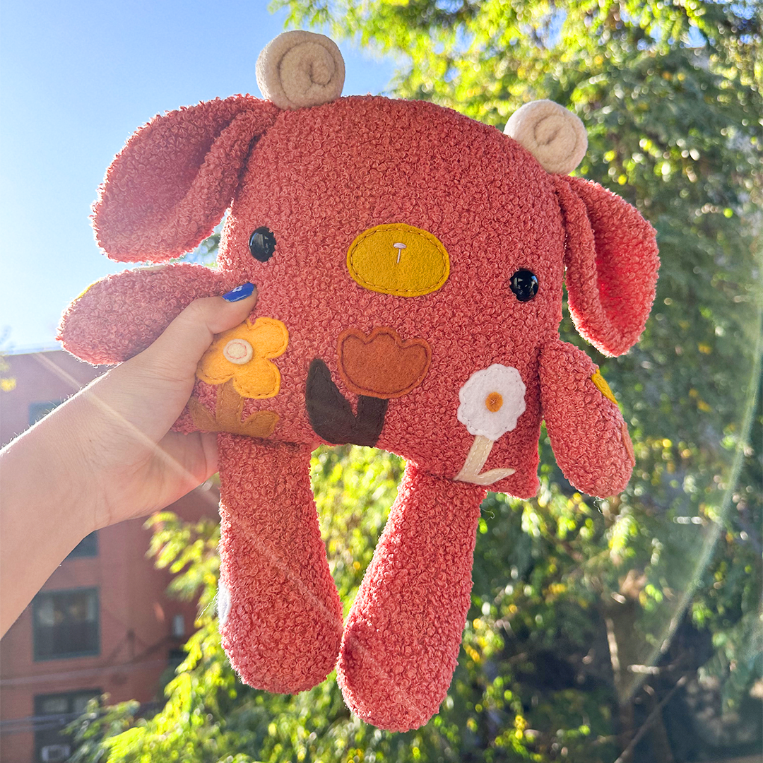 Fall Floral Ram Plush