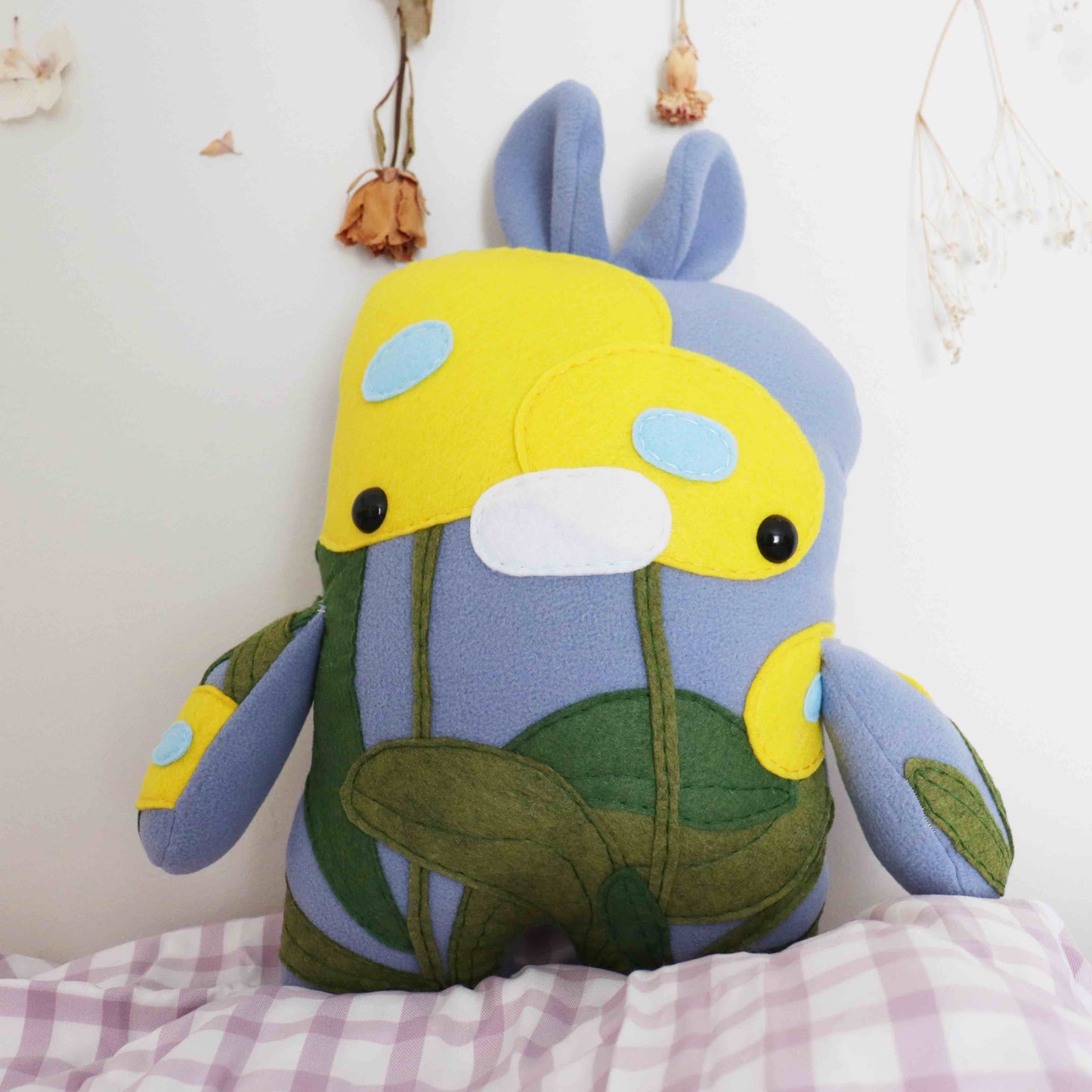 Jumbo Floral Bunny Duck Plush